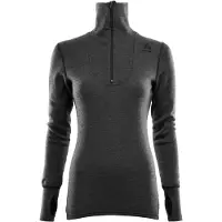 Aclima - Women's Doublewool Polo - Camiseta de manga larga de merino size XL, gris