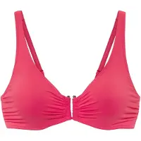 LASCANA Top de bikini púrpura
