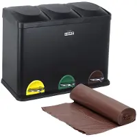 Wellhome Papelera De Reciclaje 45l 4 Unidades