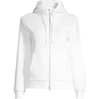 Gant para mujer. 4202588 Sudadera con capucha y cremallera Tonal Shield blanco roto (XL), Casual, Algodón, outlet 2026.