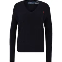 Ralph Lauren para mujer. 211971866003 Jersey de cachemira y lana marino (XL), Casual, Manga larga, outlet 2026.