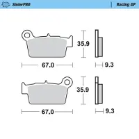 Moto-Master Pastillas De Freno Sinterizadas Aprilia 094512