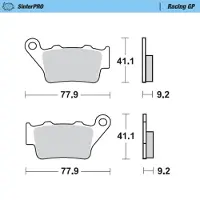 Moto-Master Pastillas De Freno Sinterizadas Benelli 093212