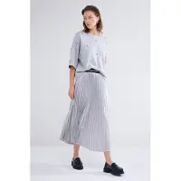Summum Woman Pleated Skirt Lamee Metallic Mist Talla: 34 | Faldas Midi Outlet | Mujer