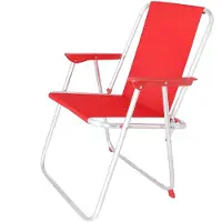 Wellhome Silla De Playa Plegable De Metal 44x44x74 Cm