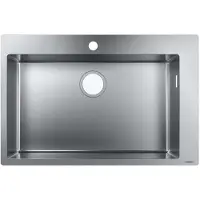 Hansgrohe Fregadero empotrable 660 S711-F660, acero inoxidable