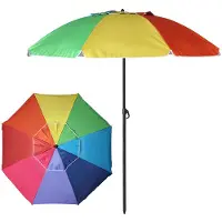 Atosa Parasol de aluminio Oxford, orientable, , de 22/25 mm, 180 cm, disponible en varios colores. Talla única