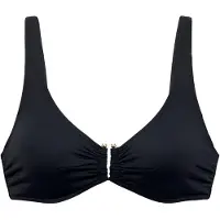 LASCANA Top de bikini negro