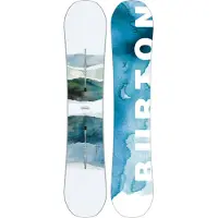 Burton - Packs (snowboard + fijaciones) - Pack Cultivator Watercolor 2026 de Madera - Blanco