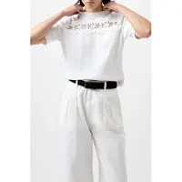French Connection Jilly Cobalo Lace Ss Top Linen White Talla: XS | Blusas Outlet | Mujer | Blanco