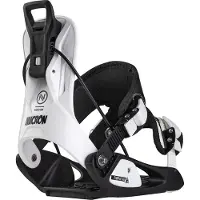 Nidecker - Fijaciones snowboard - Micron Stormtrooper - Talla Infantil XS - Blanco