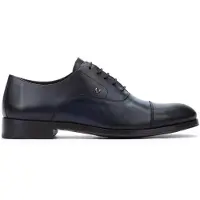 Martinelli para hombre. 1492-2631Z Zapato de piel Empire 1492 Azul Marino (44), Plano, 1 a 3cm, Cordones, Fiesta, Clásico, outlet