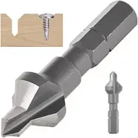 GEKO Broca para perforar y ensanchar, con punta de 5/12 mm, fabricada en acero HSS