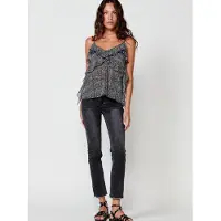 KOROSHI Top negro / blanco