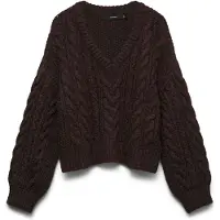 Vero Moda Jersey marrón / marrón oscuro