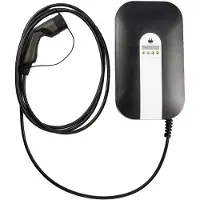 Ksix Cargador De Coche Eléctrico Trifásico Policharger Nw-t2 + Cable T2 Protections Prottrifa32 De 7.4 Kw 5 M