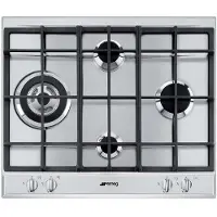Smeg Placa De Gas Slr64sgh 60 Cm 4 Fuegos