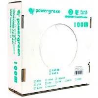 Pepegreen Cable enrollable Cat 5e UTP, 100 metros, con caja de PVC