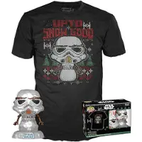 Funko POP! Camiseta De Manga Corta Stormtrooper Christmas