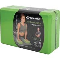 Schildkröt Fitness - Yoga Block size 22,5 x 15 x 7,5 cm, verde