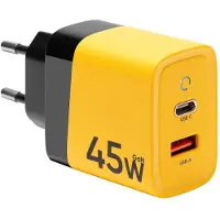Tactical Cargador De Pared Usb-a Y Usb-c Microgrid Gan 45w