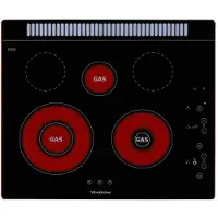 Vitrokitchen Placa Vitrocerámica 401tgna 60 Cm 3 Fuegos