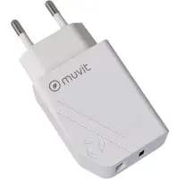 Muvit For Change Cargador Usb Qc 3.0 18w+ 1 Usb-c Pd 20w