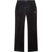 Juicy Couture Pantalón chandal Tina Velour Track Pant With Diamante Branding mujer - Negro - EU M