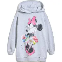 Desigual , Vestido sudadera Minnie Mouse, Algodon, Negro, 11/12
