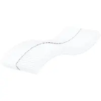vidaXL Colchón de espuma blanco , 80x220 cm, firmeza H2/H3