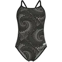 Arena - Women's Fireflow Swimsuit Lightdrop Back - Traje de baño size 46, gris/negro