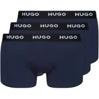 HUGO Calzoncillo boxer navy / negro / blanco