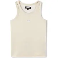 DKNY unisex para niños. D62286 Camiseta de tirantes amarillo (6Y= 114cm), Casual, Poliamida, Sin mangas / Tirantes, moda infantil, outl