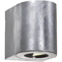 Nordlux Aplique LED para exterior Canto 2, galvanizada, 10 cm, IP44