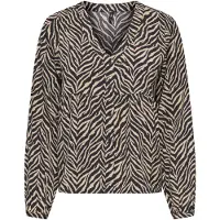 ONLY Blusa 'ONLNova' beige / negro