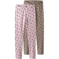 TWO SOON Leggings oliva / rosa pastel / negro