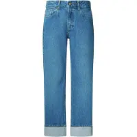 Pepe Jeans para mujer. PL2050878 Jeans Loose Turn-Up azul (31/30), Casual, Algodón, Denim, outlet 2026.