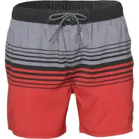 KOROSHI Bermudas gris / rojo / negro