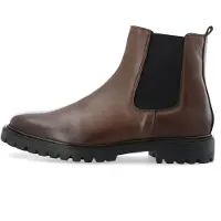 Bianco Botas Chelsea 'Gina' marrón / negro