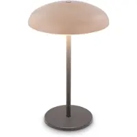 Briloner Lámpara de mesa LED recargable Brilo unplugged Caxa 30, beige/antracita