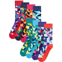 Next Calcetines navy / azul violaceo / rosa / rojo