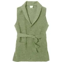 Engel - Women's Vest - Chaleco de lana merina size 42/44, oliva