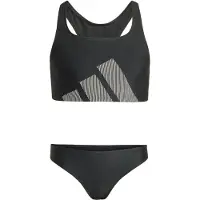 Adidas Moda de baño deportiva 'Big Logo C-back Bikini Set' negro / blanco