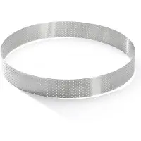De Buyer 3098.09, diámetro de 245 cm, acero inoxidable, perforado
