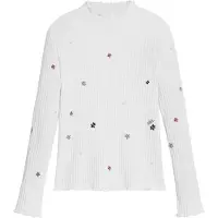 Desigual Camiseta mezcla de colores / blanco