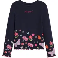 Desigual Camiseta azul / mezcla de colores
