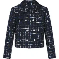 Faina Blazer azul / negro / blanco