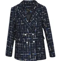 Faina Blazer azul / negro / blanco