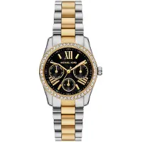Michael Kors Reloj analógico 'LEXINGTON LUX' oro / plata