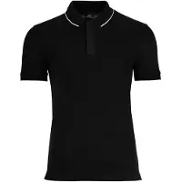 Armani Exchange para hombre. XM001285AF10366UC001 Polo Ideal (XXL), Negro, Casual, Algodón, Manga corta, outlet 2026